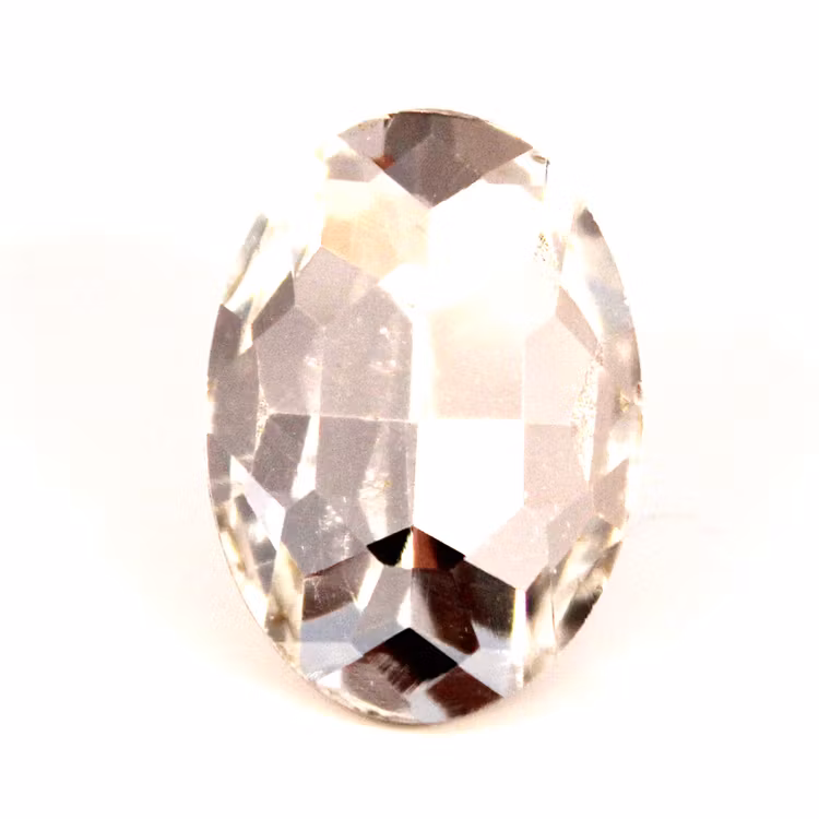 Crystal Kinesisk Strass Oval 14x10mm 3st