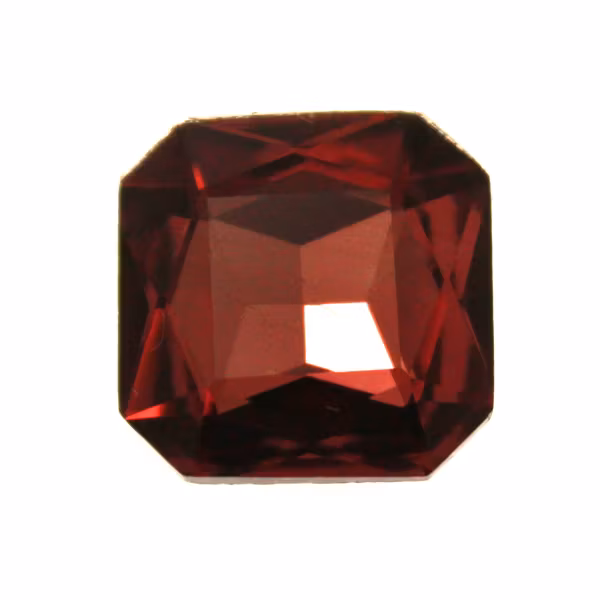 Wine Kinesisk Strass Kvadrat 18x18mm 2st