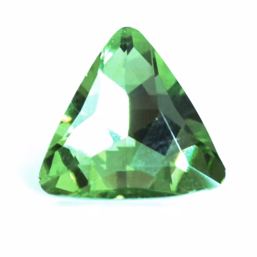 Light Green Kinesisk Strass Triangel 18mm 2st