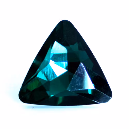 Emerald Kinesisk Strass Triangel 23mm 1st