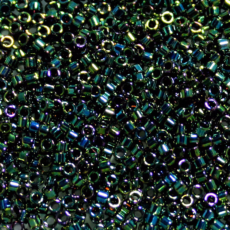 Metallic Green Iris DB-0027 Delica 11/0 5g