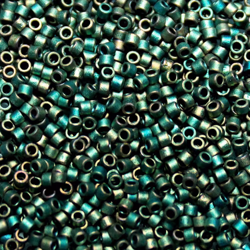 Matte Metallic Green Iris DB-0324 Delica 11/0 5g