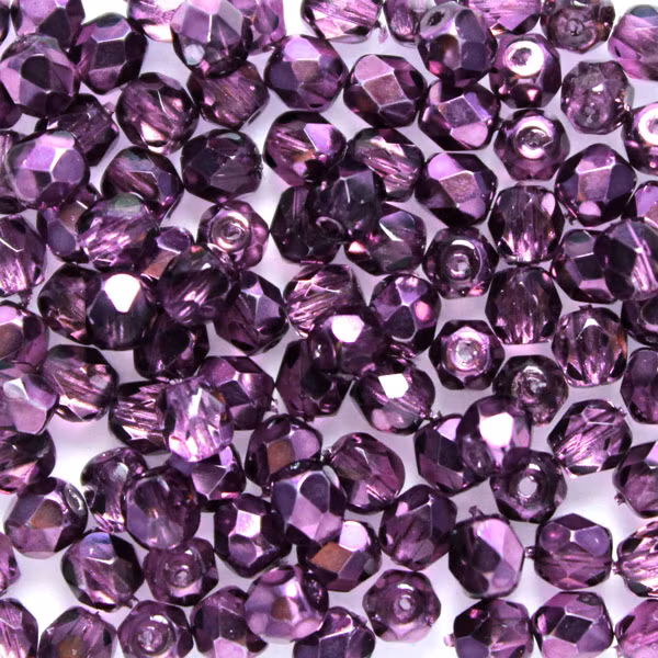 Amethyst Metallic Ice Fire Polish 4mm 100st