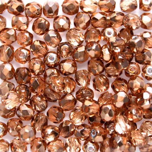 Peach Metallic Ice Fire Polish 4mm 100st