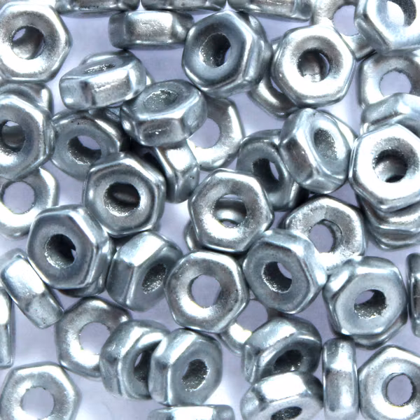 Aluminium Silver Muttrar 5g