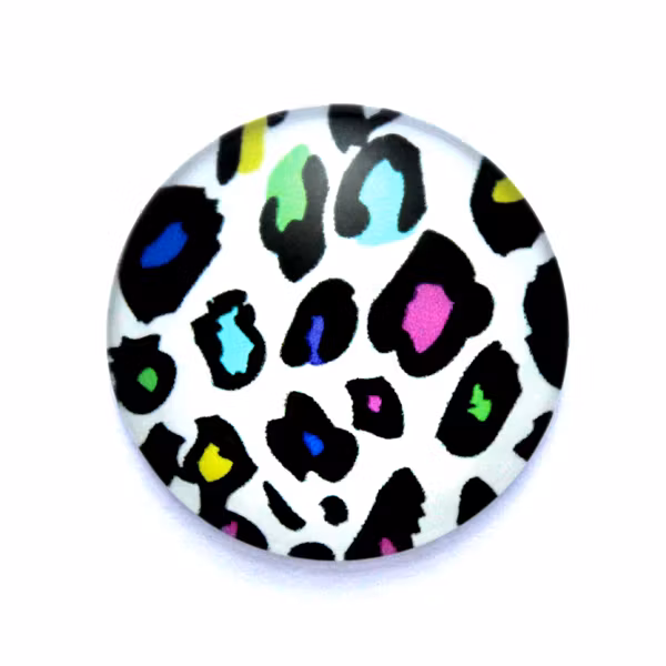 Djurmönster 4 Cabochon 25mm 1st