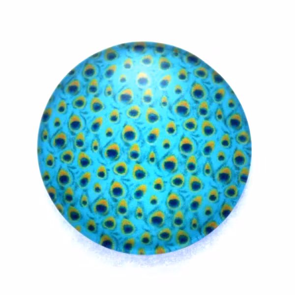 Fjädrar 27 Cabochon 25mm 1st