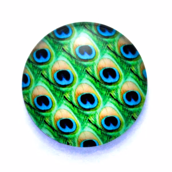 Fjädrar 31 Cabochon 25mm 1st