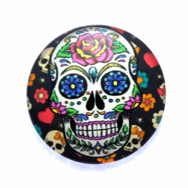 Dödskalle 8 Cabochon 25mm 1st