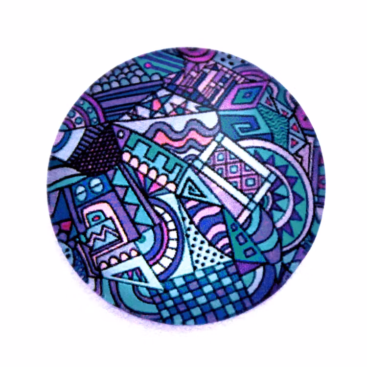 Geometriska Former 1 Cabochon 25mm 1st