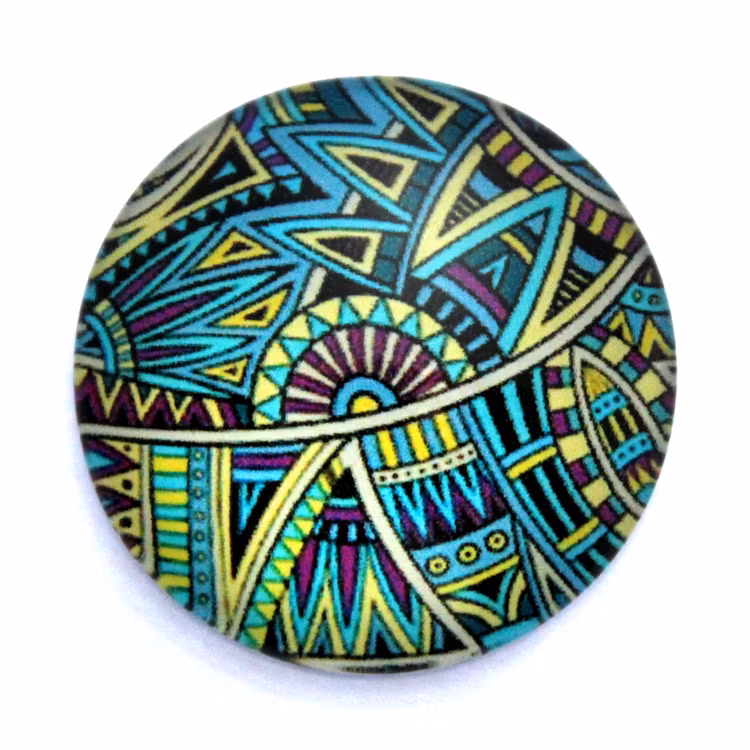 Geometriska Former 9 Cabochon 25mm 1st