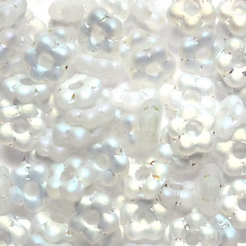 Crystal Full AB Matted Flower Bead 5g