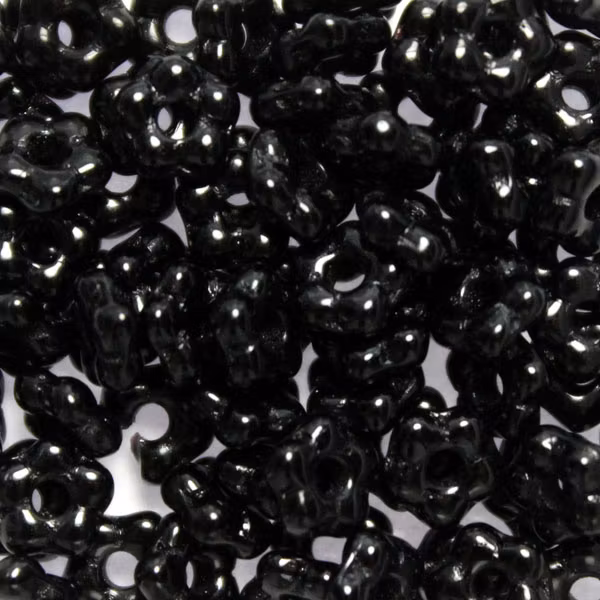 Jet Flower Bead 5g