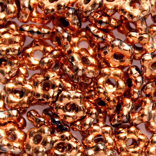 Jet Capri Gold Full Flower Bead 5g