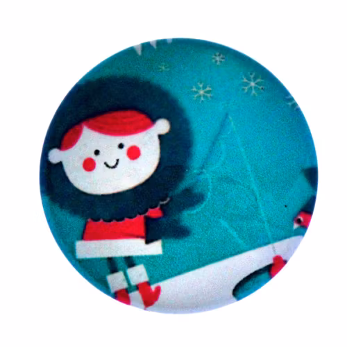 Julmotiv 5 Cabochon 12mm 1st