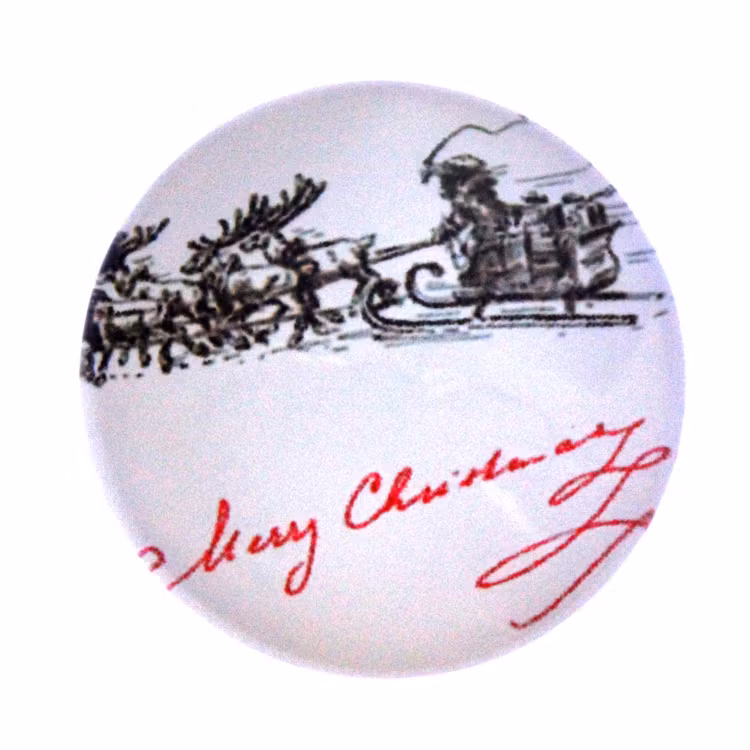 Julmotiv 9 Cabochon 25mm 1st