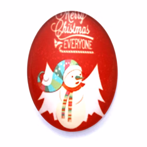 Julmotiv 50 Cabochon 40x30mm 1st