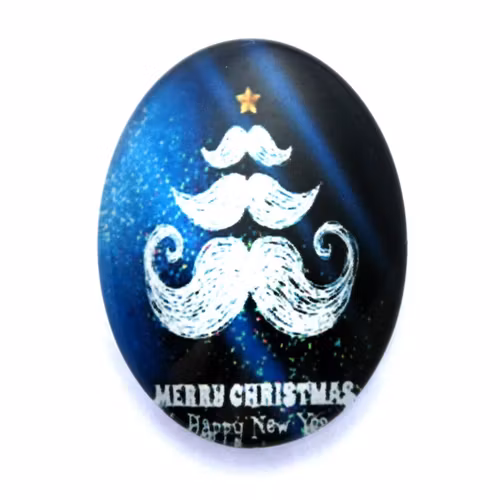 Julmotiv 52 Cabochon 40x30mm 1st