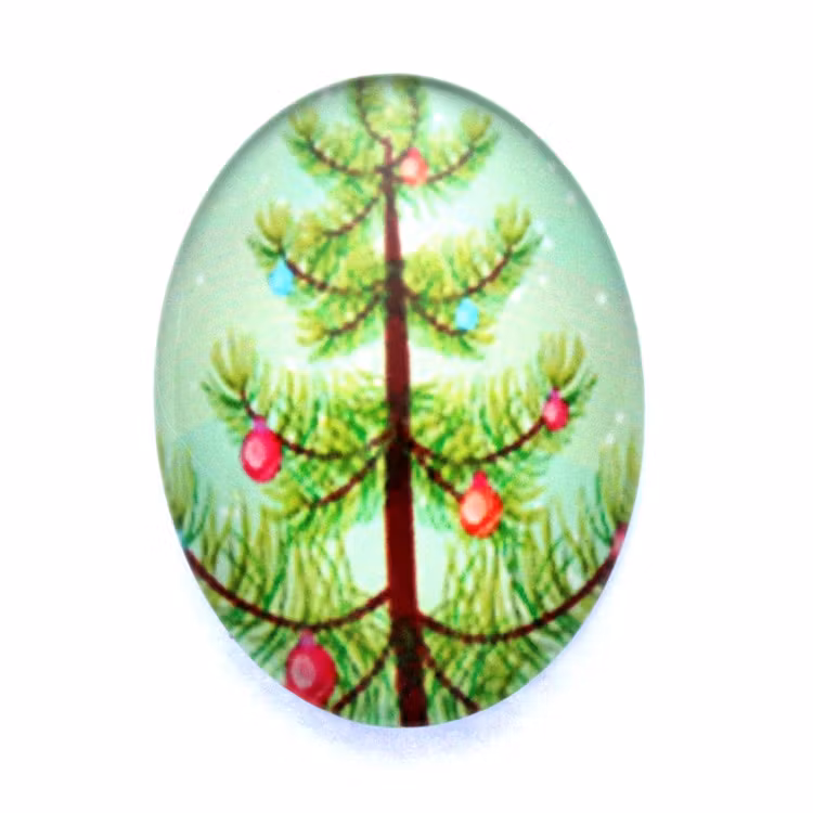 Julmotiv 57 Cabochon 40x30mm 1st