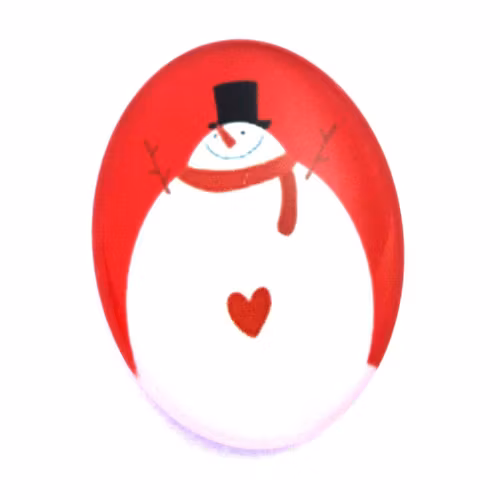 Julmotiv 63 Cabochon 40x30mm 1st