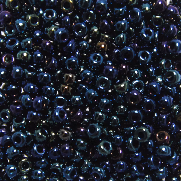 Metallic Dark Blue Iris 8-0452 Miyuki Seedbeads 8/0 10g