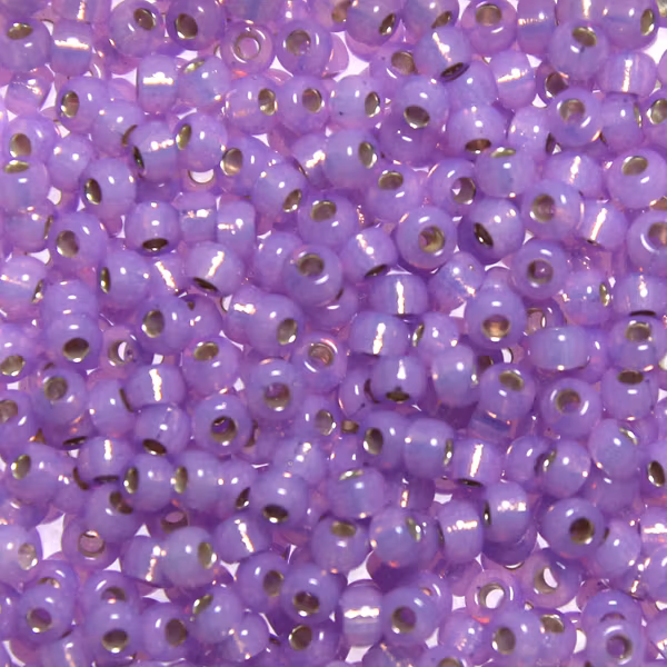 Dyed Lilac Silverlined Alabaster 8-0574 Miyuki Seedbeads 8/0 10g