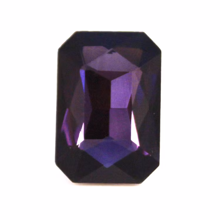 Purple Kinesisk Strass Rektangel 27x18mm 1st
