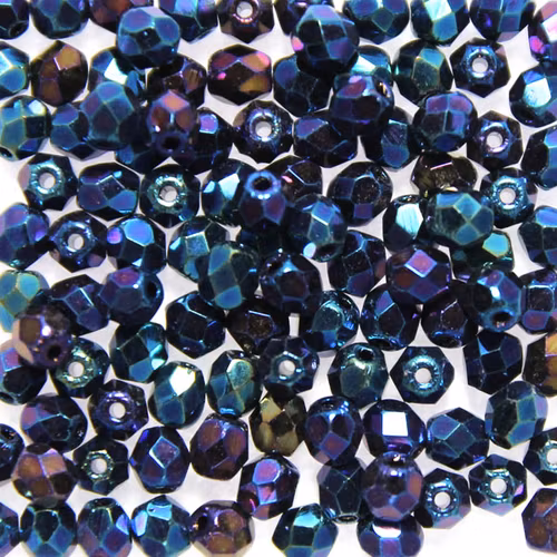 Iris Blue Fire Polish 4mm 100st
