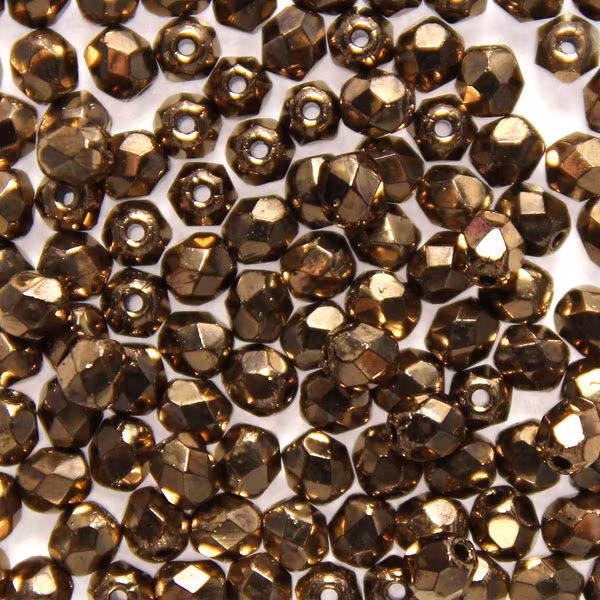Jet Gold Fire Polish 3mm 100st