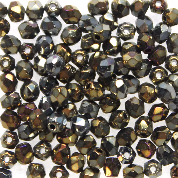 Iris Brown Fire Polish 3mm 100st