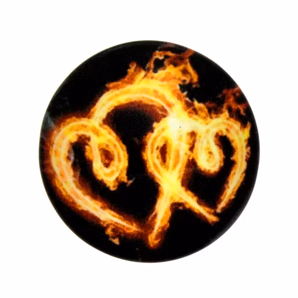 Hjärta 1 Cabochon 25mm 1st