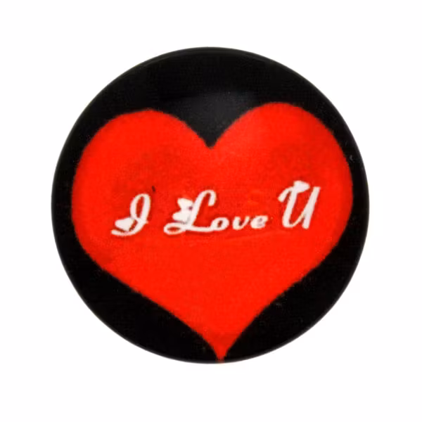 Hjärta 2 Cabochon 25mm 1st