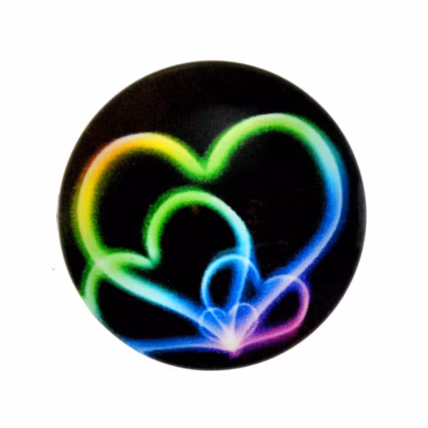 Hjärta 3 Cabochon 25mm 1st