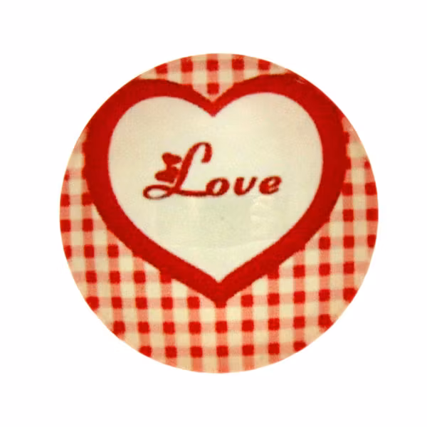 Hjärta 8 Cabochon 25mm 1st