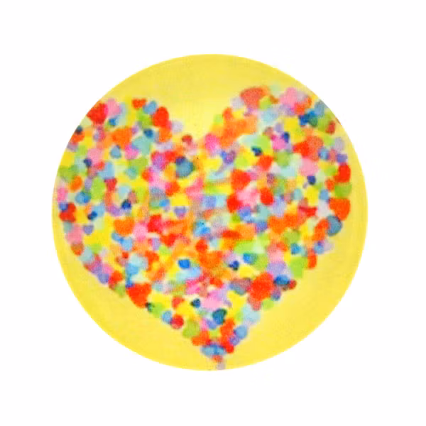 Hjärta 10 Cabochon 25mm 1st