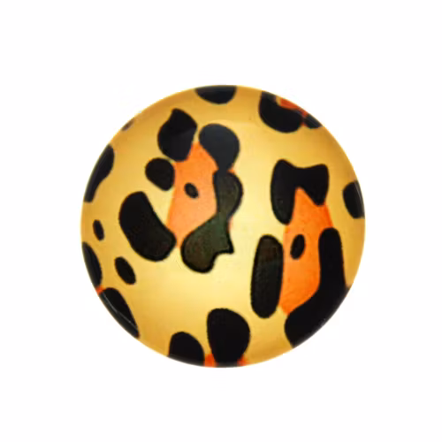 Djurmönster 15 Cabochon 12mm 1st