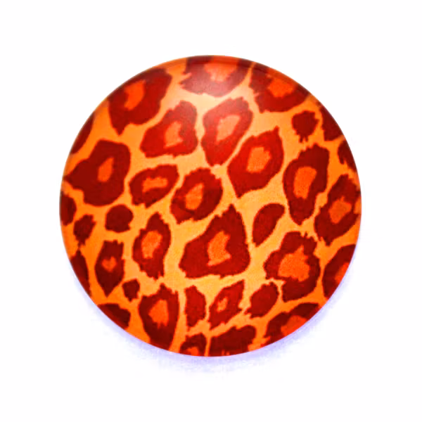 Djurmönster 39 Cabochon 12mm 1st