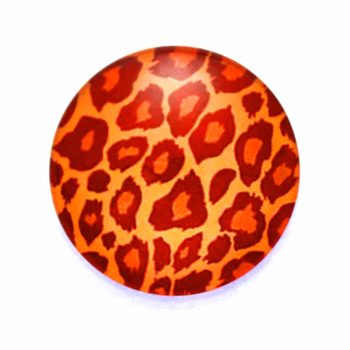 Djurmönster 39 Cabochon 12mm 1st