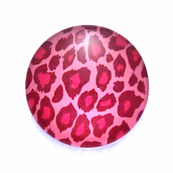 Djurmönster 10 Cabochon 20mm 1st