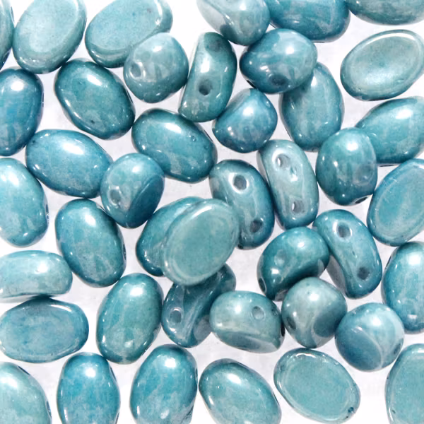 Opaque White Blue Luster Samos 5g
