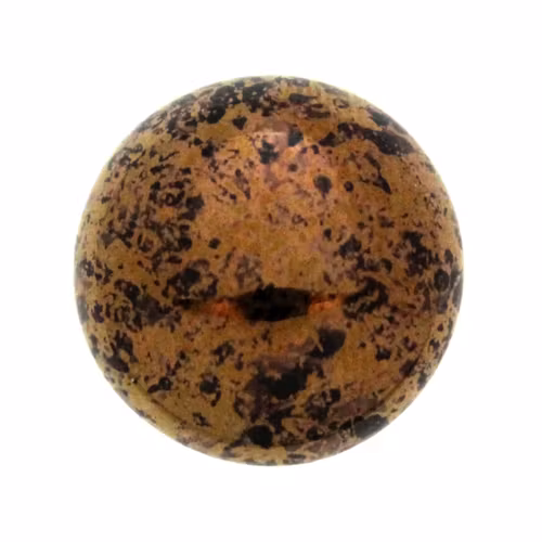 Jet Teracota Bronze Cabochon Par Puca 18mm 1st