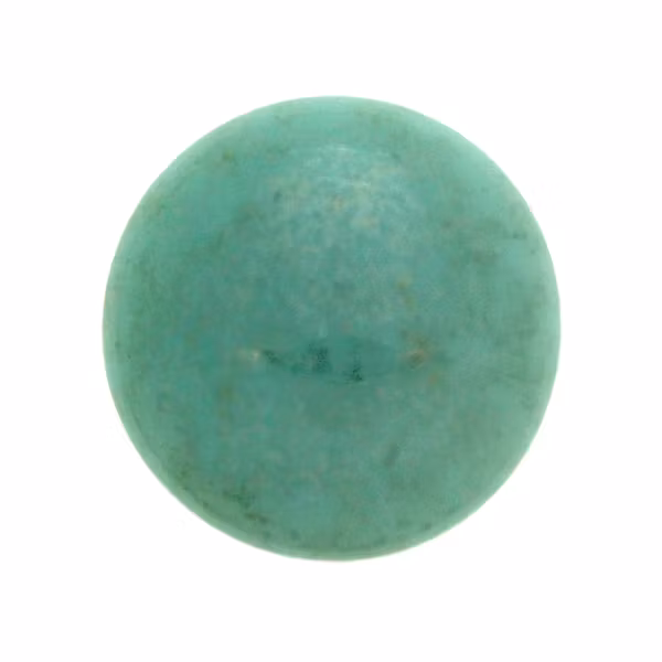 Opaque Aqua Luster Cabochon Par Puca 25mm 1st