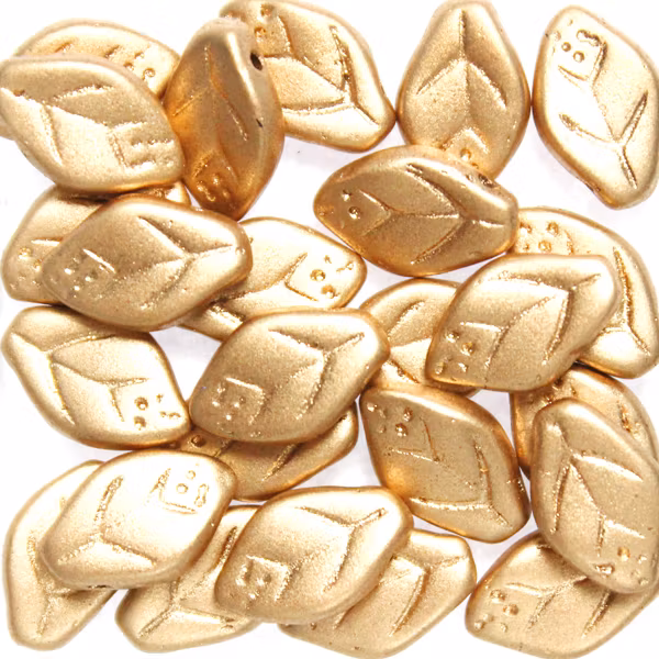 Aztec Gold Leaf Beads 10g