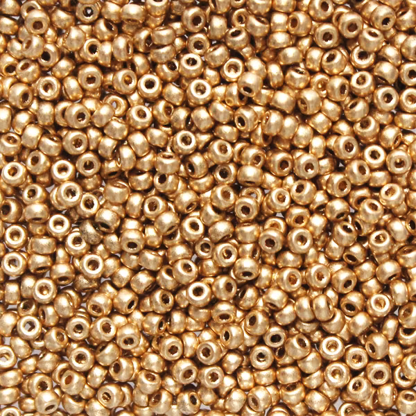 Aztec Gold 11-4588 Miyuki Seedbeads 11/0 10g