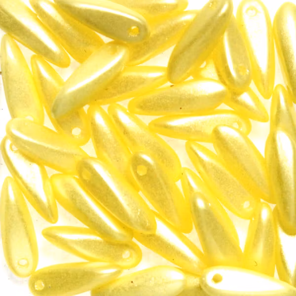 Alabaster Yellow Daggers 3x11mm 5g