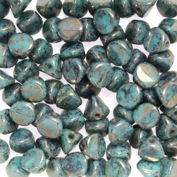 Opaque Green Turquoise Teracota Bronze Ilos 5g