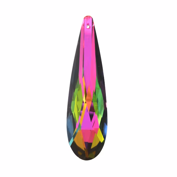 Rainbow Droppe Glas 76x21mm 1st