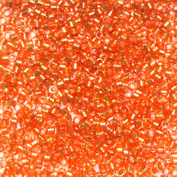 Duracoat Silverlined Dyed Clementine DB-2158 Delica 11/0 5g