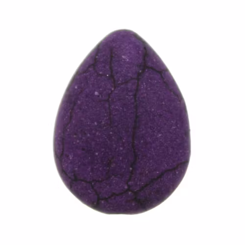 Lila Howlit Droppe Platt 24x18mm 1st
