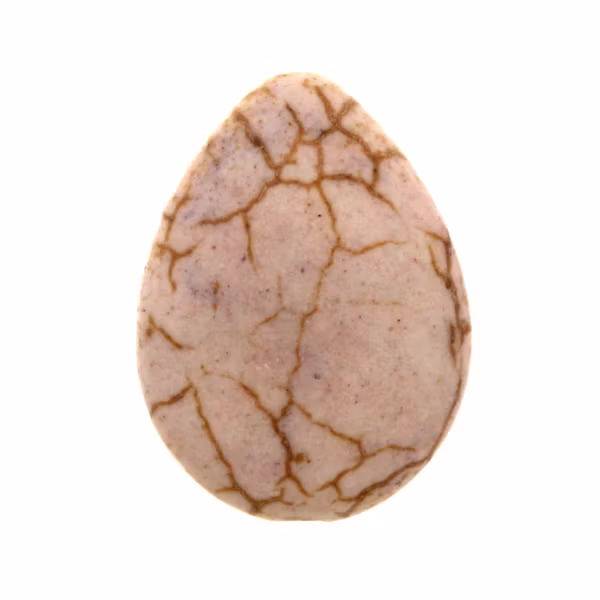 Vit Howlit Droppe Platt 24x18mm 1st